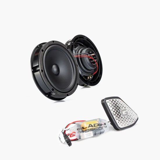 Gladen One T6.1 Appearance high end custom fit 16,5 cm 2-weg compo 100 watts RMS 3 ohms voor VW Transporter T6.1