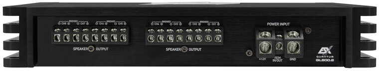 ESX Quantum QL800.8 versterker 8 kanaals 1000 watts RMS met EPS