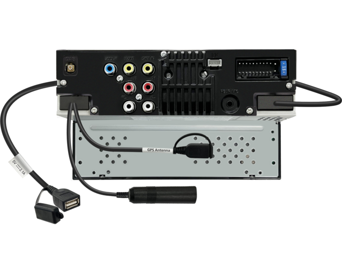 JVC KW-M595DBT media receiver met DAB+, apple carplay, android auto, usb &amp; bluetooth