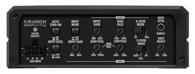 Crunch GTX1000.4D versterker 4 kanaals 500 watts RMS