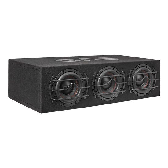 GAS AUDIO MAX B1-38 bassreflex kist 3 x 8 inch 1500 watts RMS 1.33 ohms