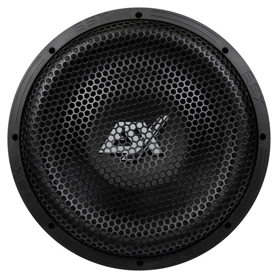 ESX Signum SXE12D2 subwoofer 12 inch 500 watts RMS DVC 2 ohms inclusief grille