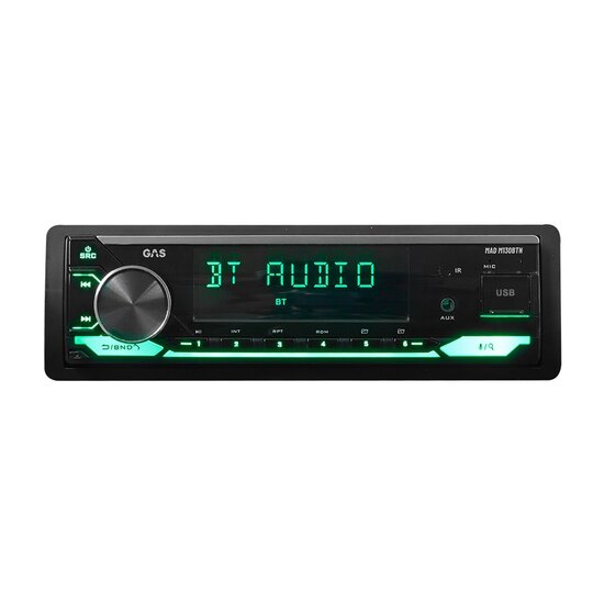 GAS AUDIO MAD M130-BTN autoradio 1-din usb bluetooth app control