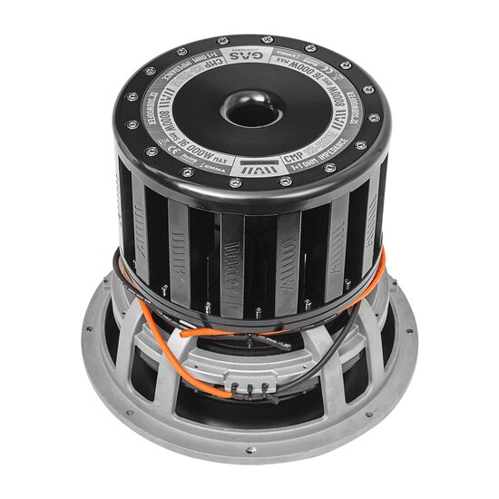 GAS AUDIO CMP S3-12D1N extreme competitie subwoofer 12 inch 8000 watts RMS DVC 1 ohms