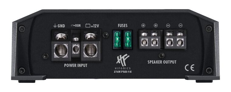 Hifonics Zeus ZXR750.1E mono block versterker 750 watts RMS 1 ohms