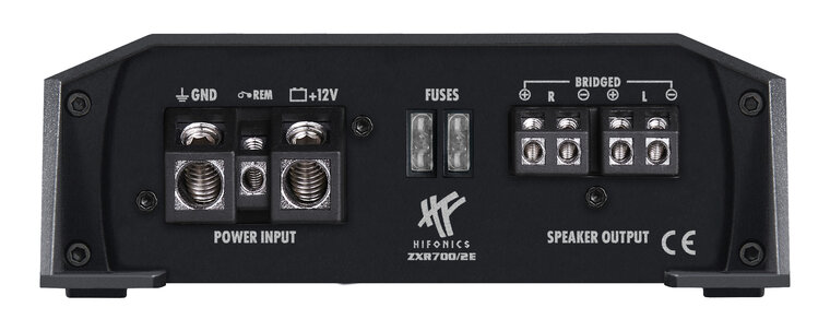 Hifonics Zeus ZXR700.2E versterker 2 kanaals 700 watts RMS