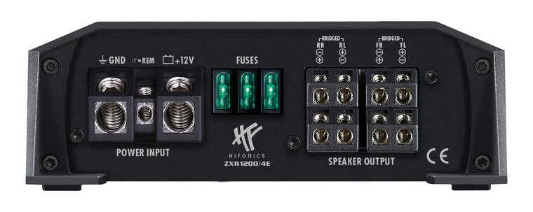 Hifonics Zeus ZXR1200.4E versterker 4 kanaals 1200 watts RMS