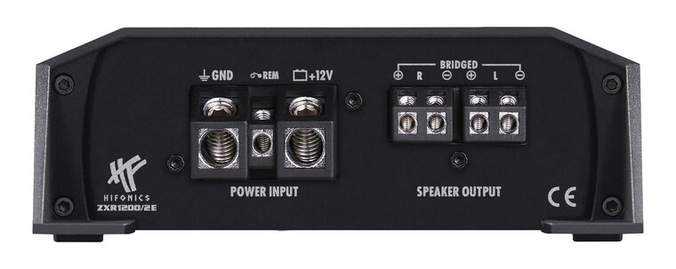 Hifonics ZXR1200.2E versterker 2 kanaals 1200 watts RMS