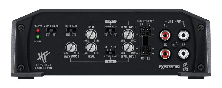 Hifonics Zeus ZXR800.4E versterker 4 kanaals 800 watts RMS