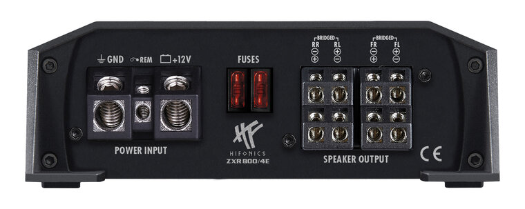 Hifonics Zeus ZXR800.4E versterker 4 kanaals 800 watts RMS