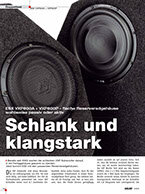 ESX Vision VXP800A actieve reservewiel subwoofer kist 400 watts RMS