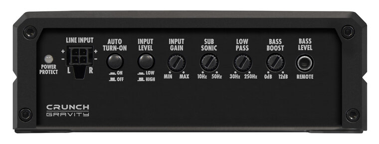 Crunch Gravity GTX2250.1D mono block versterker 1125 watts RMS 1 ohms