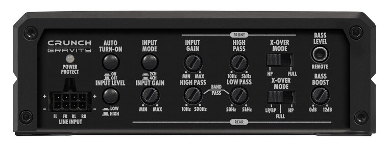 Crunch Gravity GTX1600.4D versterker 4 kanaals 800 watts RMS