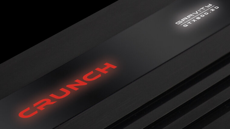Crunch Gravity GTX1600.4D versterker 4 kanaals 800 watts RMS