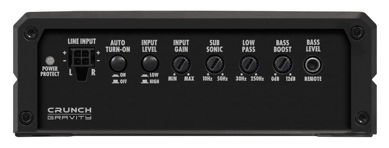 Crunch Gravity GTX1500.1D mono block versterker 750 watts RMS 1 ohms