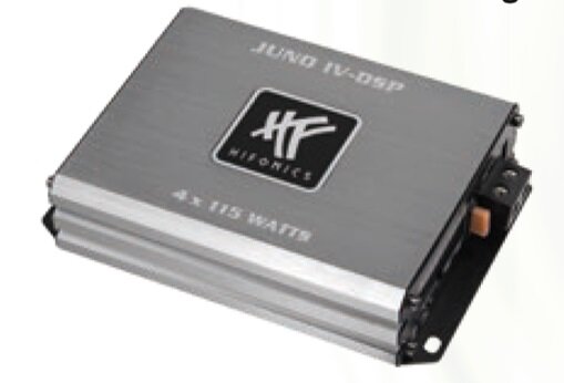 Hifonics Juno IV-DSP versterker 4 kanaals 460 watts RMS met 6 kanaals DSP