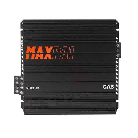GAS AUDIO MAX PA1-500.4DZ1 versterker 4 kanaals 2000 watts RMS