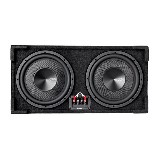 Bass Habit Play2 PL2212SR downfire gesloten kist 12 inch 500 watts RMS DVC 2 ohms