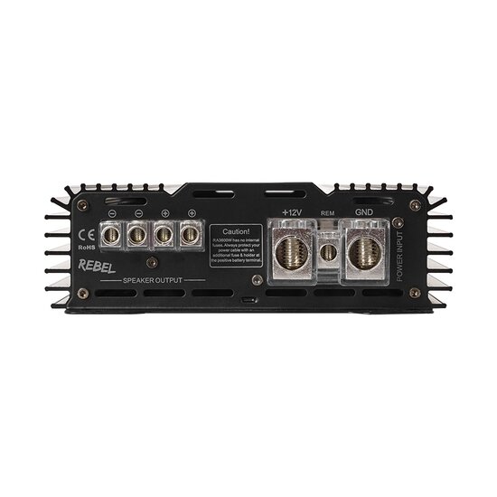 Bass Habit Rebel RA3600W mono block versterker 1800 watts RMS 1 ohms