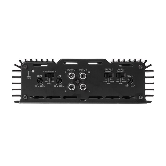 Bass Habit Rebel RA500W versterker 2 kanaals 250 watts RMS