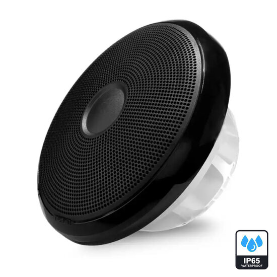 Fusion XS-SC10CWB marine subwoofer 10 inch 120 watts RMS met zwart/wit grille