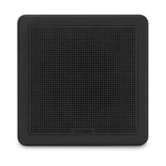 Fusion FM-F77SB vierkante marine luidspreker zwart inbouw 20 cm 50 watts RMS 4 ohms