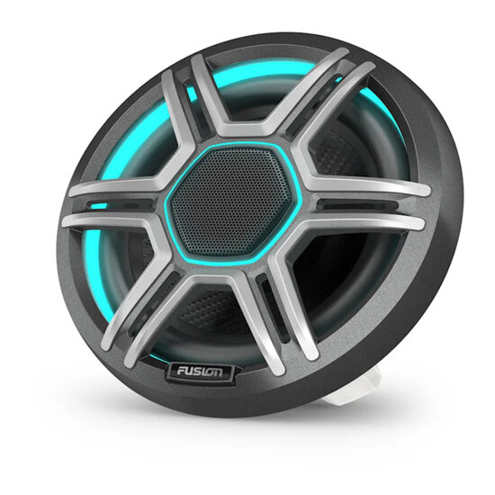 Fusion Apollo APFL65SPG marine luidspreker set grijs met RGB LEDS 75 watts RMS 4 ohms
