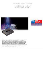 MusWay M6v4-512K versterker 6 kanaals met 8 kanaals DSP 720 watts RMS