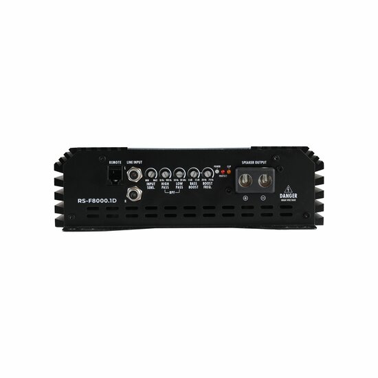Reiss Audio RS-F8000.1D fullrange mono versterker 8000 watts RMS 1 ohms
