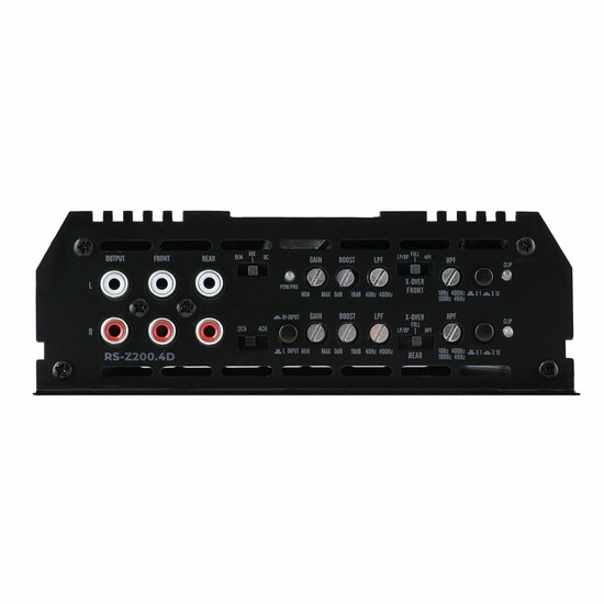 Reiss Audio RS-Z200.4D versterker 4 kanaals 1200 watts RMS