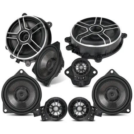 Nakamichi Tesla Full-Pack custom fit luidspreker set voor Model 3 &amp; Y