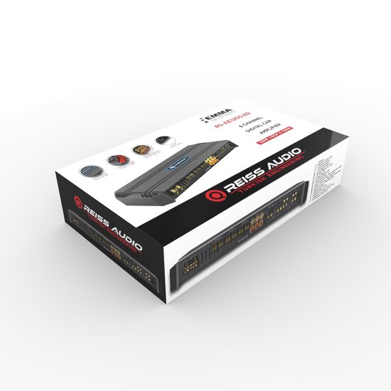 Reiss Audio RS-AE1200.6D versterker 6 kanaals 1200 watts RMS