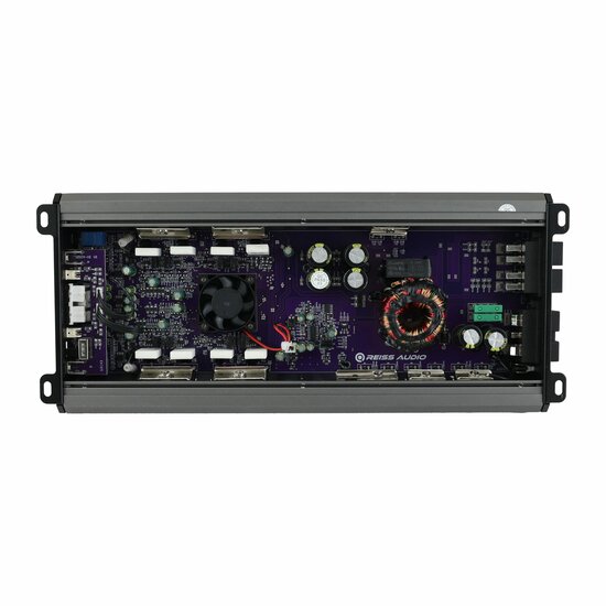 Reiss Audio RS-Q4080.4G (Grey) versterker 4 kanaals 480 watts RMS