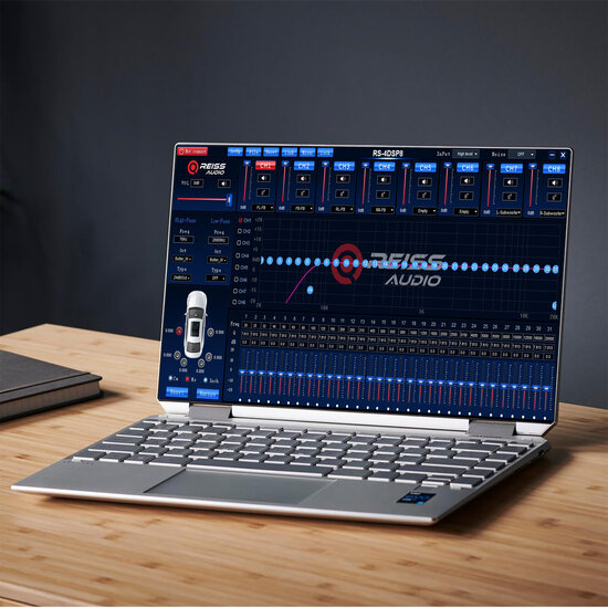 Reiss Audio RS-4DSP8 DSP versterker 4 kanaals klasse AB 