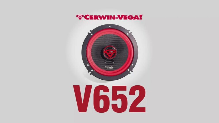 Cerwin Vega V652 luidspreker set 16,5 cm 120 watts RMS 2 ohms