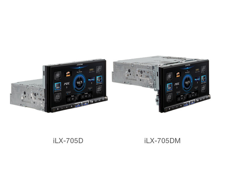 Alpine iLX-705DM 2DIN DAB+ autoradio met bluetooth usb Apple Carplay &amp; Android Auto