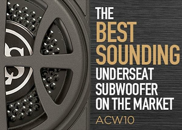 DLS ACW10 actieve underseat subwoofer 10 inch 200 watts RMS