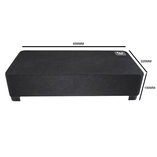 Phoenix Gold ZX210PBSi slim fit downfire 10 inch subwoofer kist 350 watts RMS DVC 2 ohms