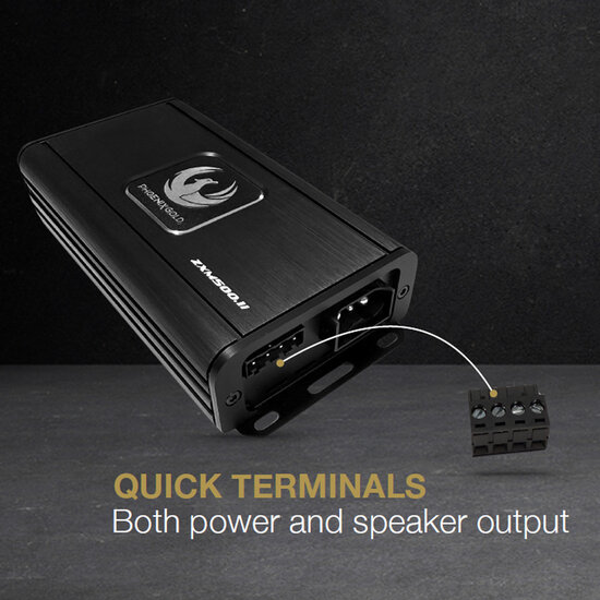 Phoenix Gold ZXM500.1i mono block versterker 500 watts RMS 1 ohms