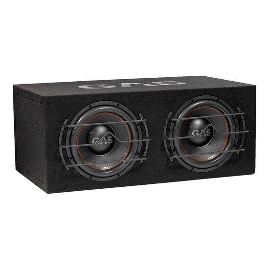 GAS AUDIO MAX B1-212 bassreflex kist 2 x 12 inch 1700 watts RMS DVC 2 ohms