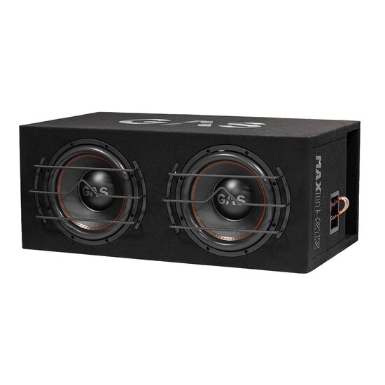 GAS AUDIO MAX B1-212 bassreflex kist 2 x 12 inch 1700 watts RMS DVC 2 ohms