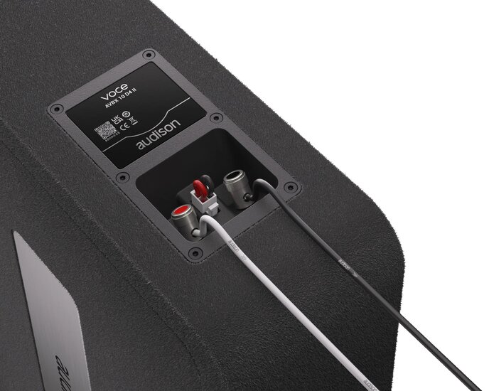 Audison Voce AVBX10D4-II gesloten kist 10 inch 550 watts RMS DVC 4 ohms