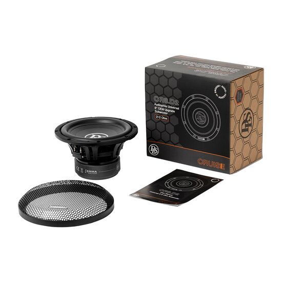 DLS Cruise CR8.D2 OEM 8 inch upgrade subwoofer 250 watts RMS DVC 2 ohms