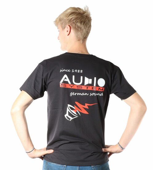 Audio System W-TSHIRT ZWART