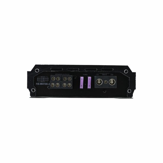 Reiss Audio RS-W4100.4 klasse AB 4 kanaals versterker 560 watts RMS