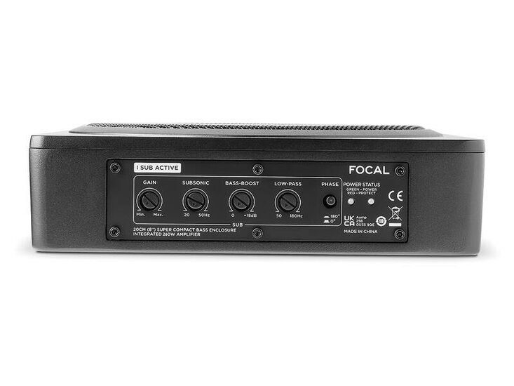 Focal ISUB ACTIVE "underseat" subwoofer 8 inch 130 watts RMS
