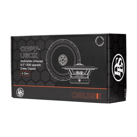 DLS Cruise CRPP-U6CX luidspreker set 16,5 cm 90 watts RMS 4 ohms