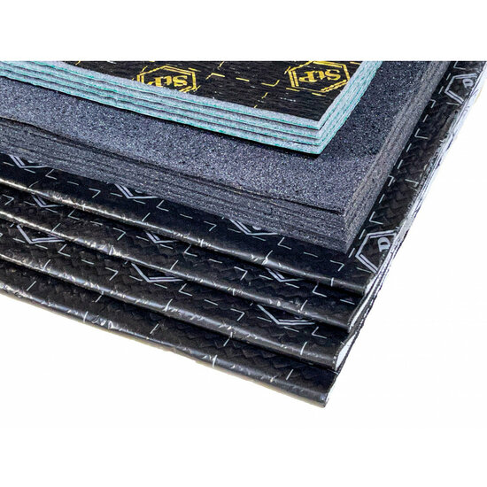 STP Doorkit Silver extreme deurdemping 3.75m2  inclusief roller