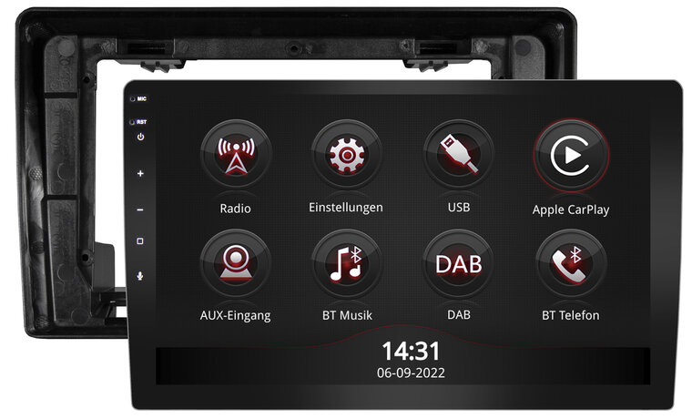 ESX VISION VN1030-DBJ custom fit DAB+ radio systeem 10,1 inch Fiat/Citro&euml;n/Peugeot/Opel