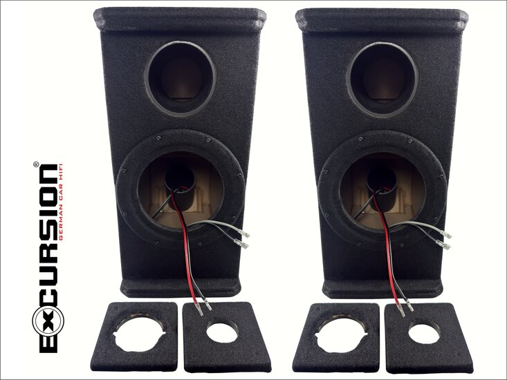 Excursion SX-SAT luidspreker behuizing set 6.5 / 8 inch modulair met grille